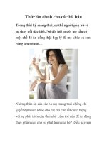 Thức ăn dành cho các bà bầu pps