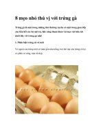 8 mẹo nhỏ thú vị với trứng gà pot