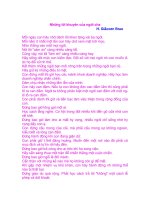 nhung loi khuyen cua cha doc