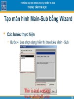 Tạo màn hình Main-Sub bằng Wizard _2 doc