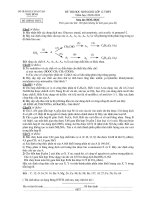 ĐỀ THI HỌC SINH GIỎI LỚP 12 THPT Năm học 2010-2011 Môn thi: HOÁ HỌC ppt