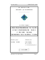 Phân tích tình hình hoạt động tín dụng tại ngân hàng thương mại cổ phần phương nam chi nhánh đồng bằng sông cửu long