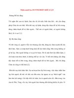 Y học cổ truyền kinh điển - sách Tố Vấn: Thiên mười ba: DI TINH BIẾN KHÍ LUẬN ppsx