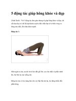 5 động tác giúp hông khỏe và đẹp ppt