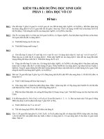 KIỂM TRA BỒI DƯỠNG HỌC SINH GIỎI PHẨN 1 : HÓA HỌC VÔ CƠ ppsx