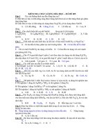 KIỂM TRA CHẤT LƯỢNG HÓA HỌC – MÃ ĐỀ 005 pps