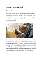 Ẩm thực cung đình Huế ppsx