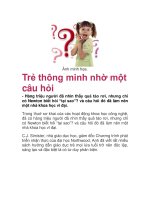 Trẻ thông minh nhờ một câu hỏi pdf