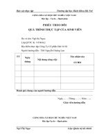 Phân tích hoạt động tài chính của kế toán của công ty  cổ phần dệt 10 10