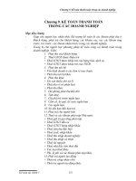 Chương 9. Kế toán thanh toán trong các doanh nghiệp pps