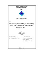 Các hình thức hỗ trợ trong bao thanh toán quốc tế của HSBC đối với các doanh nghiệp xuất khẩu thủy sản tại đồng bằng sông cửu long