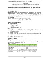 PHƯƠNG PHÁP PHÂN TÍCH CÁC CHỈ TIÊU MÔI TRƯỜNG - CHƯƠNG 7 pdf