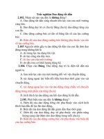 Trắc nghiệm Dao động tắt dần pptx