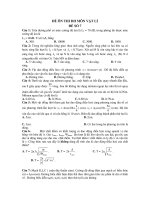 ĐỀ ÔN THI ĐH MÔN VẬT LÍ ĐỀ SỐ 7 pps