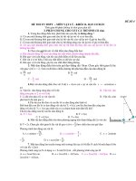 ĐỀ SỐ 4 ĐỀ THI TN THPT - MÔN VẬT LÝ - KHỐI 12 pot