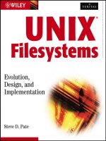 unix filesystems evolution design and implementation phần 1 ppt