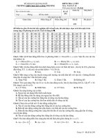 KIỂM TRA 1 TIẾT Môn: VẬT LÝ 12 - Mã đề 273 potx
