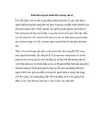 Phát hiện nguyên nhân hiện tượng cận tử ppt