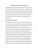 Những chứng bệnh từ cuộc sống hiện đại ppt