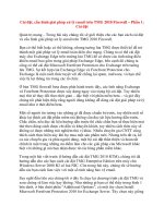 Cài đặt, cấu hình giải pháp xử lý email trên TMG 2010 Firewall – Phần 1: Cài đặt pps