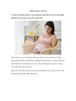 Nhật kí thai kỳ tuần 30 docx