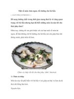 Một số món cháo ngon, bổ dưỡng cho bà bầu ppsx