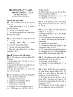 Bài tập phương pháp tọa độ trong không gian pdf