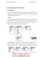 Giáo trình Microsoft Access 2000_3 pdf