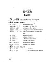 Tiếng Nhật dành cho người mới bắt đầu tập 1 part 10 pdf