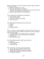 TỔNG HỢP 868 CÂU HỎI TRẮC NGHIỆM TRIẾT HỌC MÁC - LÊNIN – 7 potx