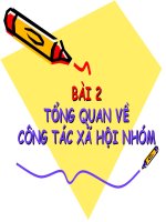 Bài giảng tổng quan về công tác xã hội nhóm