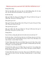 Y học cổ truyền kinh điển - sách Tố Vấn: Thiên bảy mươi & bảy mươi mốt: NGŨ THƯỜNG CHÍNH ĐẠI LUẬN pdf