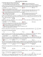 ĐỀ LUYỆN PHẦN DAO ĐỘNG pps