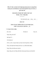 Báo cáo thành tích đề nghị tặng thưởng (hoặc truy tặng) Huân chương cho cán bộ lãnh đạo có quá trình cống hiến trong các tổ chức, cơ quan, đoàn thể doc