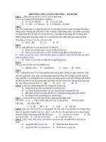 KIỂM TRA CHẤT LƯỢNG HÓA HỌC – MÃ ĐỀ 004 docx