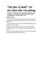 “Sát thủ vô hình” với sức khoẻ dân văn phòng ppsx