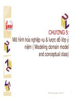 Mô hình hóa nghiệp vụ - lược đồ lớp ý niệm ppsx