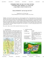 INTRODUCTION OF HAI VAN PASS TUNNEL CONSTRUCTION PROJECT IN VIETNAM potx