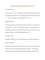 Y học cổ truyền kinh điển - sách Tố Vấn: Thiên bảy mươi sáu: THỊ THUNG DUNG LUẬN ppsx