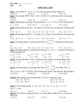 Đề Kiểm Tra Hình Học 12 pps