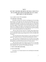 Những kiến nghị đối với nhà nước để đẩy nhanh tốc độ tiêu thụ sản phẩm của Xí nghiệp