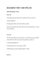 BÀI KIỂM VIẾT CHƯƠNG III_HÌNH HỌC 12(CB) docx