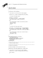 Networking and Network Programming 2 TCP/IP phần 9 ppt