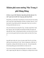Khám phá nem nướng Nha Trang ở phố Hàng Bông potx