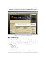 Joomla! Template Design Create your own professional-quality templates with this fast, friendly guide phần 4 doc