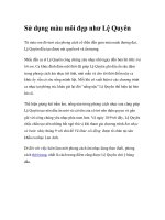 Sử dụng màu môi đẹp như Lệ Quyên doc