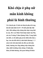 Khó chịu ở phụ nữ mãn kinh không phải là bình thường ppsx