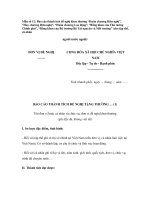 Báo cáo thành tích đề nghị khen thưởng “Huân chương Hữu nghị”, “Huy chương Hữu nghị”, “Huân chương Lao động”, “Bằng khen của Thủ tướng Chính phủ”, “Bằng khen của Bộ trưởng Bộ Tài nguyên và Môi trường” (cho tập thể, cá nhân người nước ngoài) pptx