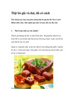 Thịt bò già và dai, đã có cách ppsx