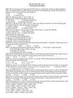 ÔN TẬP BẰNG ĐỀ LẦN 3 potx